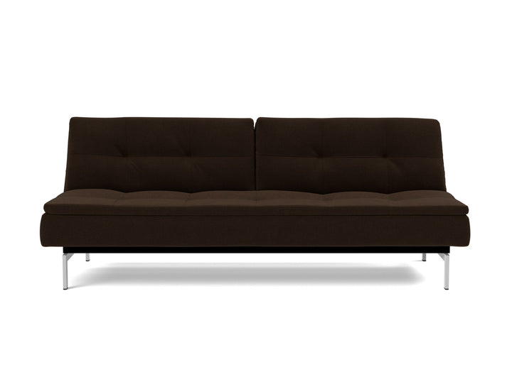 Canapea extensibila Dublexo Chrome 115x210cm, tesatura la alegere #material_358-taura-chocco