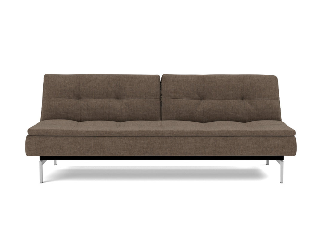 Canapea extensibila Dublexo Chrome 115x210cm, tesatura la alegere #material_411-esina-cedar-brown