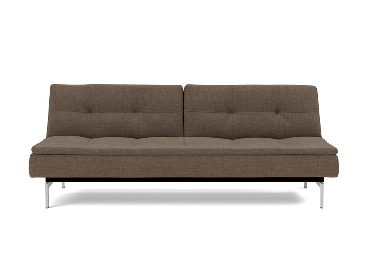 Canapea extensibila Dublexo Chrome 115x210cm, tesatura la alegere #material_411-esina-cedar-brown