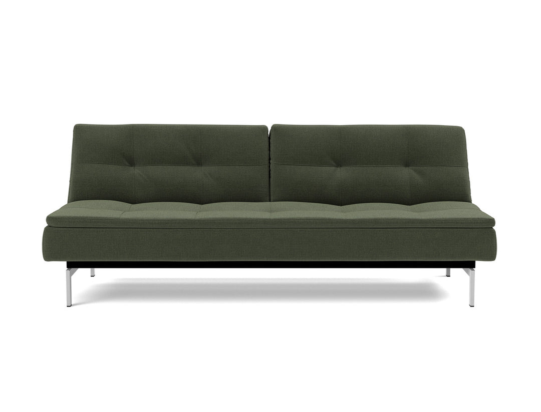 Canapea extensibila Dublexo Chrome 115x210cm, tesatura la alegere #material_413-esina-olive-green
