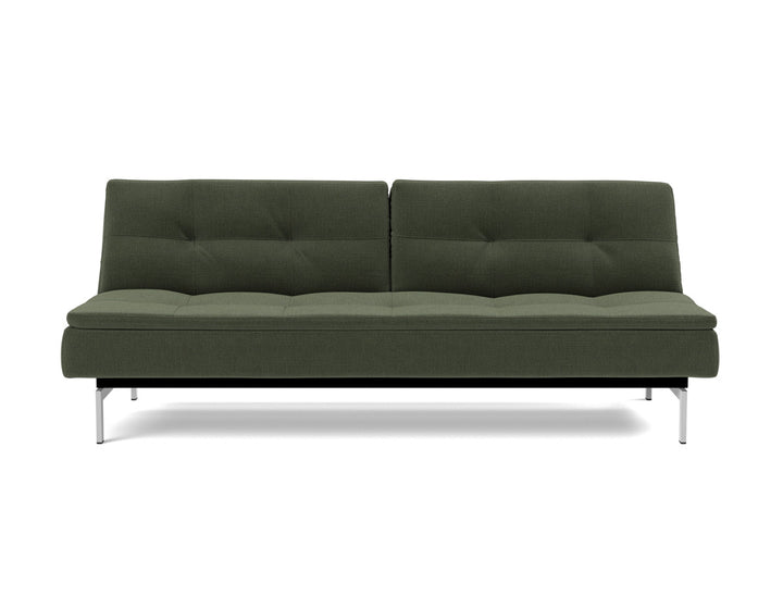 Canapea extensibila Dublexo Chrome 115x210cm, tesatura la alegere #material_413-esina-olive-green