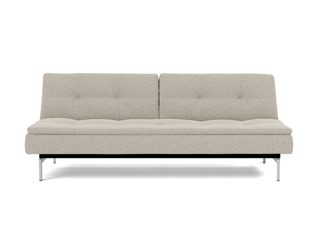 Canapea extensibila Dublexo Chrome 115x210cm, tesatura la alegere #material_539-boucl-beige
