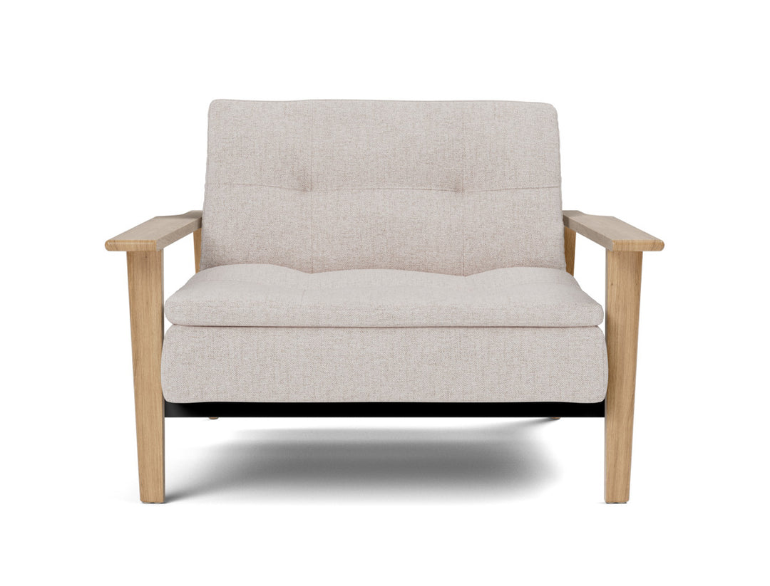 Fotoliu recliner Dublexo Frej Oak 115x90cm, tesatura la alegere #material_300-weda-sand