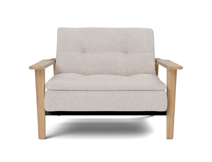 Fotoliu recliner Dublexo Frej Oak 115x90cm, tesatura la alegere #material_300-weda-sand