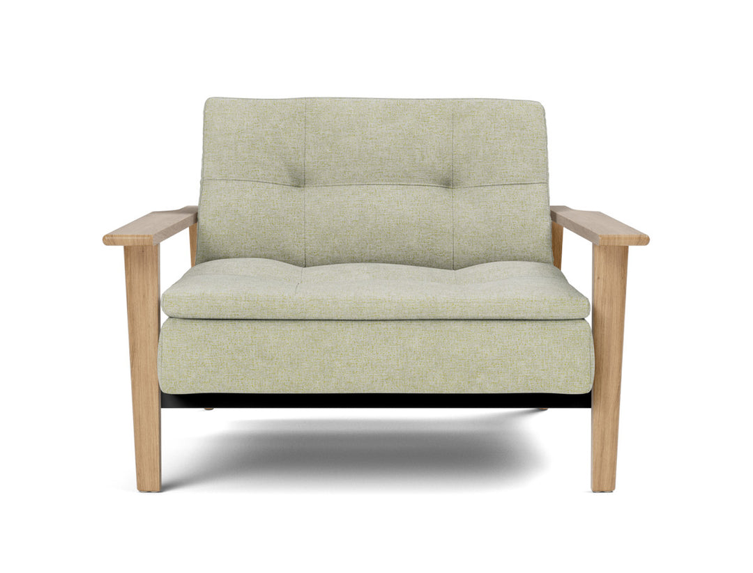 Fotoliu recliner Dublexo Frej Oak 115x90cm, tesatura la alegere #material_280-avella-sand