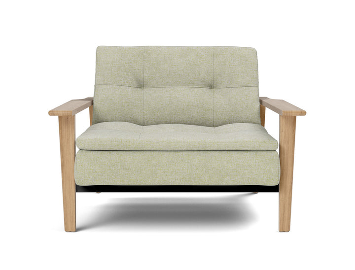 Fotoliu recliner Dublexo Frej Oak 115x90cm, tesatura la alegere #material_280-avella-sand