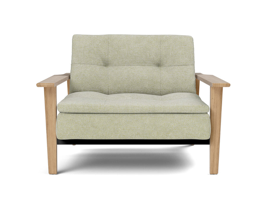 Fotoliu recliner Dublexo Frej Oak 115x90cm, tesatura la alegere #material_280-avella-sand