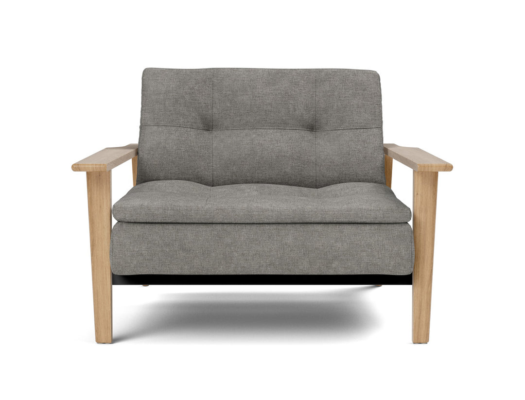 Fotoliu recliner Dublexo Frej Oak 115x90cm, tesatura la alegere #material_282-avella-warm-grey