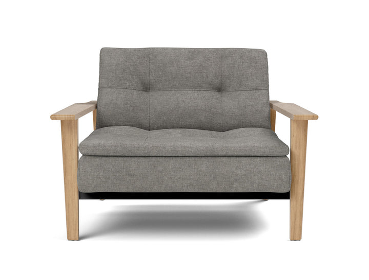Fotoliu recliner Dublexo Frej Oak 115x90cm, tesatura la alegere #material_282-avella-warm-grey