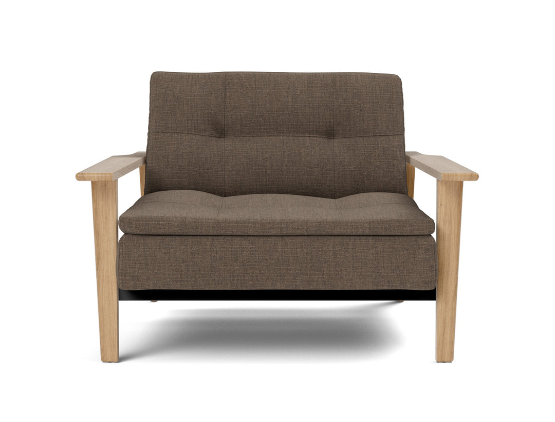 Fotoliu recliner Dublexo Frej Oak 115x90cm, tesatura la alegere #material_411-esina-cedar-brown