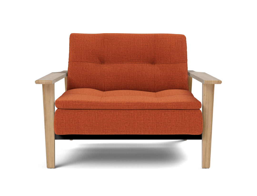 Fotoliu recliner Dublexo Frej Oak 115x90cm, tesatura la alegere #material_412-esina-rust-orange