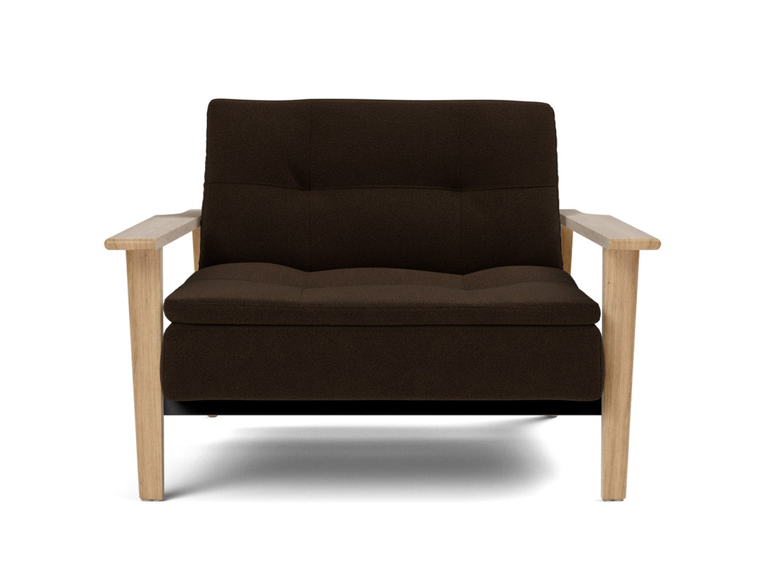 Fotoliu recliner Dublexo Frej Oak 115x90cm, tesatura la alegere #material_358-taura-chocco