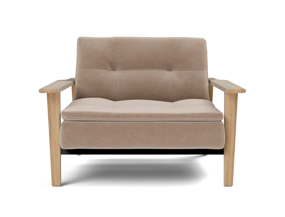 Fotoliu recliner Dublexo Frej Oak 115x90cm, tesatura la alegere #material_417-esina-mocha