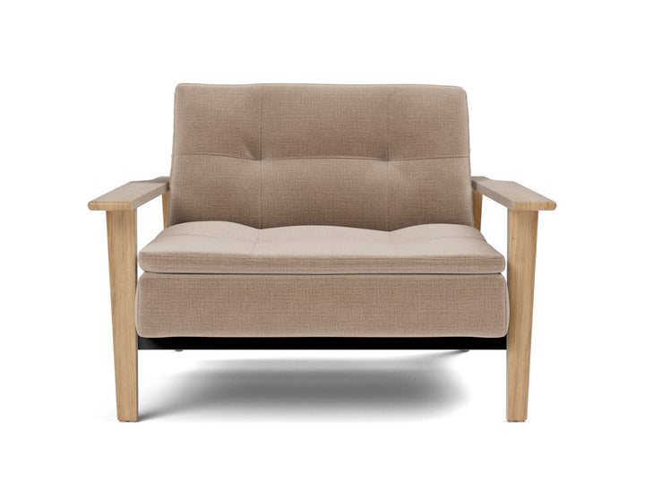 Fotoliu recliner Dublexo Frej Oak 115x90cm, tesatura la alegere #material_417-esina-mocha