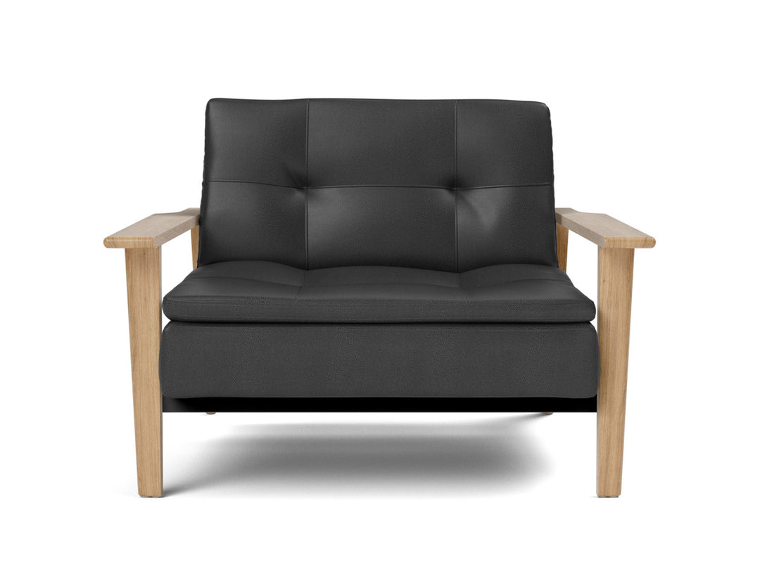 Fotoliu recliner Dublexo Frej Oak 115x90cm, tesatura la alegere #material_550-faunal-black