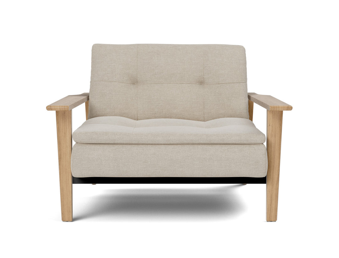 Fotoliu recliner Dublexo Frej Oak 115x90cm, tesatura la alegere #material_586-phobos-latte