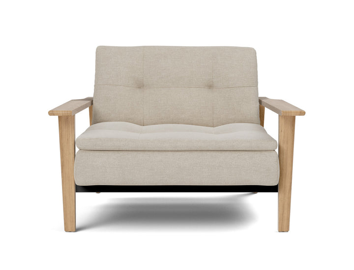 Fotoliu recliner Dublexo Frej Oak 115x90cm, tesatura la alegere #material_586-phobos-latte