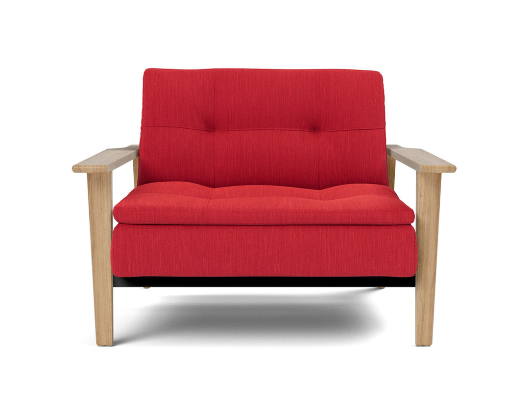 Fotoliu recliner Dublexo Frej Oak 115x90cm, tesatura la alegere #material_511-elegance-red