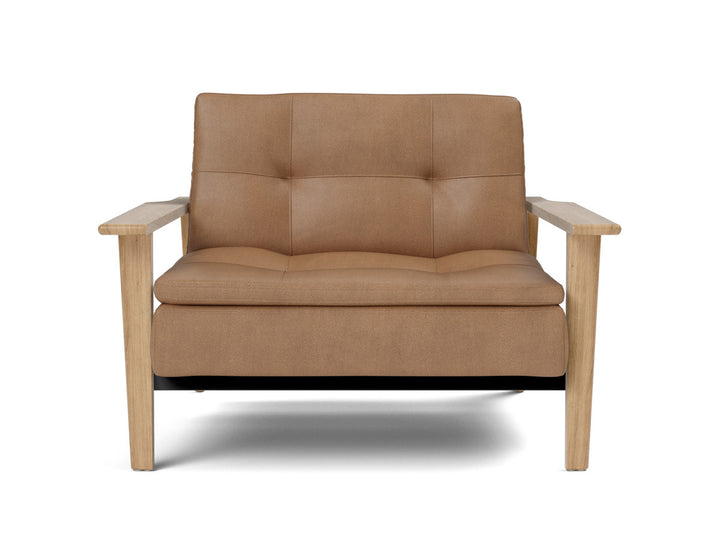 Fotoliu recliner Dublexo Frej Oak 115x90cm, tesatura la alegere #material_551-faunal-brown
