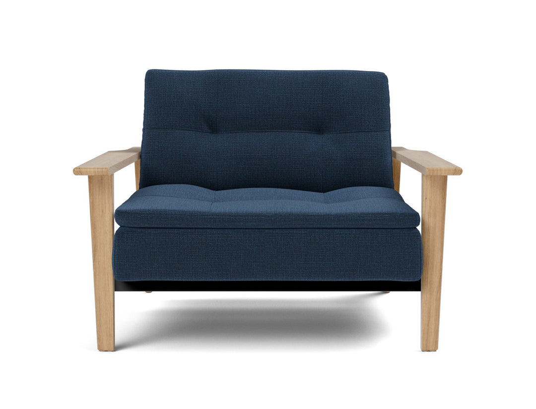 Fotoliu recliner Dublexo Frej Oak 115x90cm, tesatura la alegere #material_414-esina-indigo-blue