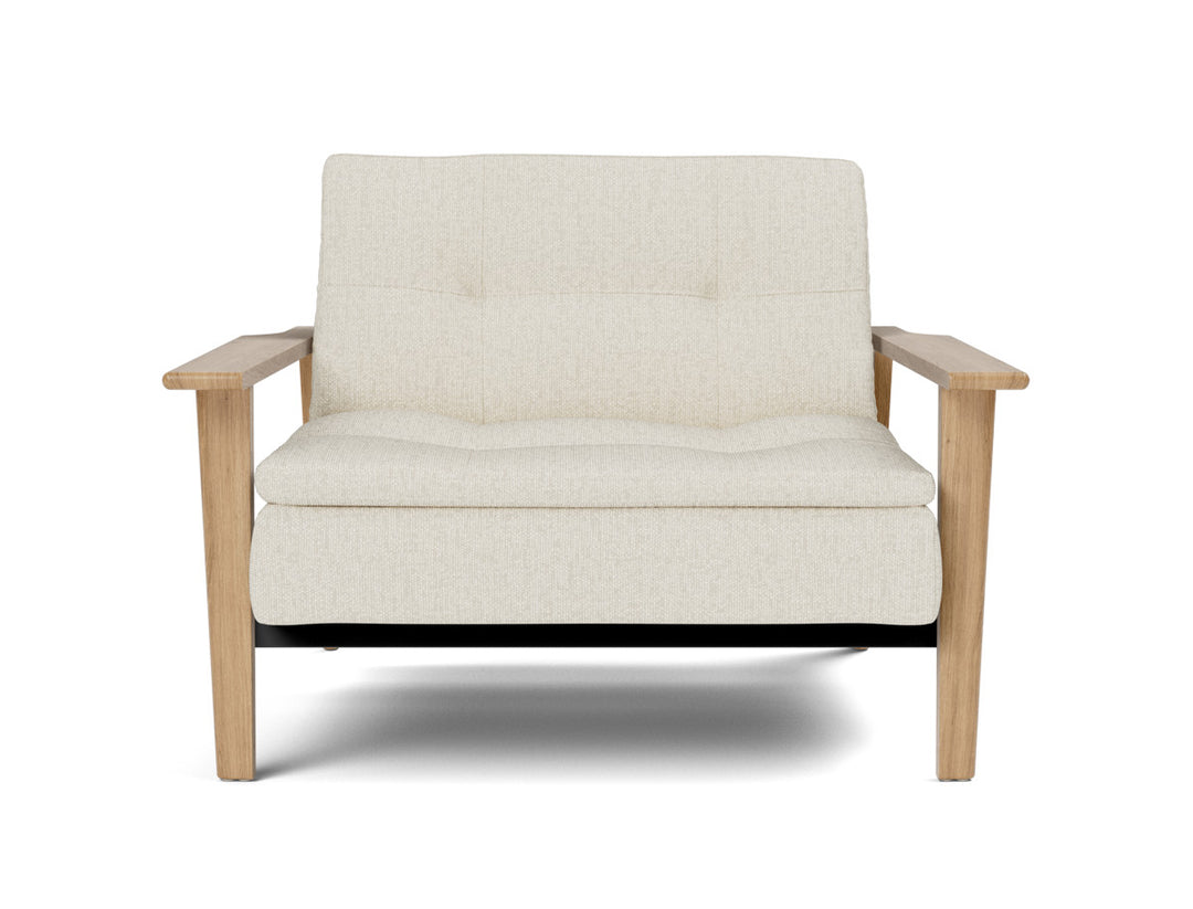 Fotoliu recliner Dublexo Frej Oak 115x90cm, tesatura la alegere #material_531-boucl-off-white