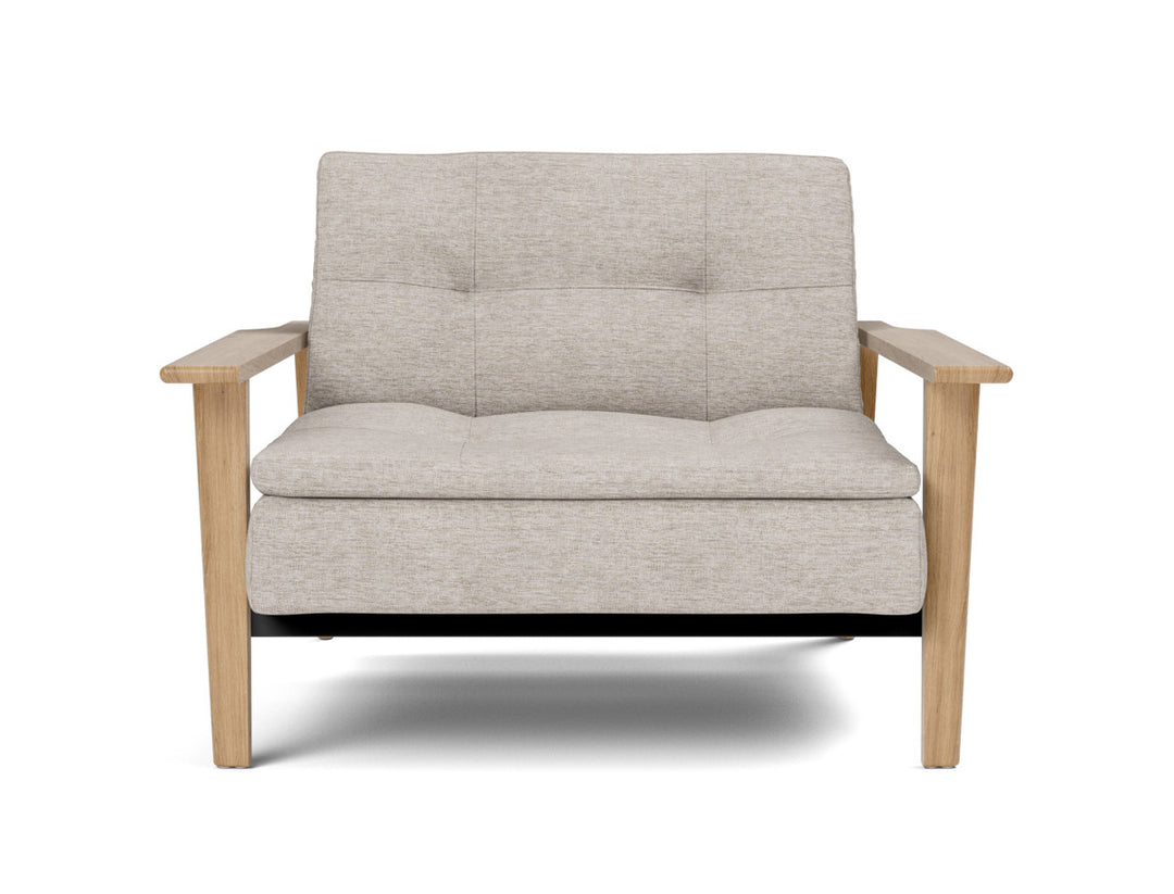 Fotoliu recliner Dublexo Frej Oak 115x90cm, tesatura la alegere #material_471-yuveno-sand