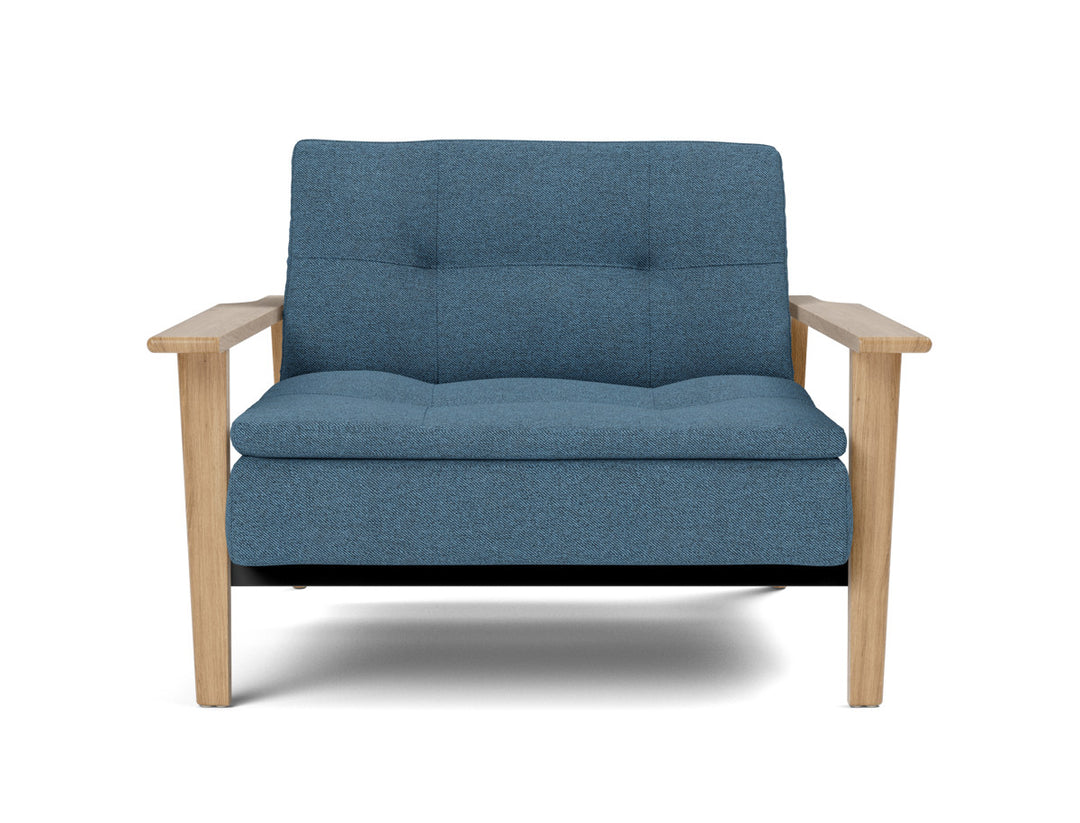 Fotoliu recliner Dublexo Frej Oak 115x90cm, tesatura la alegere #material_302-weda-blue
