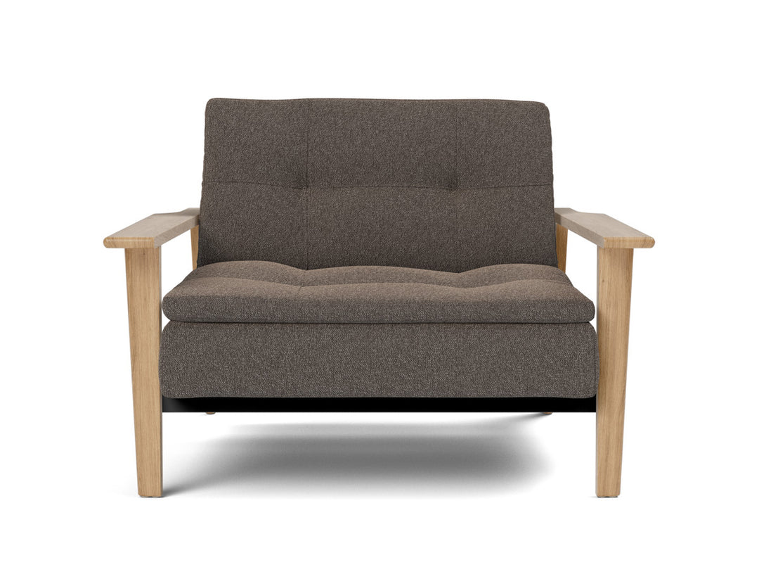Fotoliu recliner Dublexo Frej Oak 115x90cm, tesatura la alegere #material_530-boucl-taupe