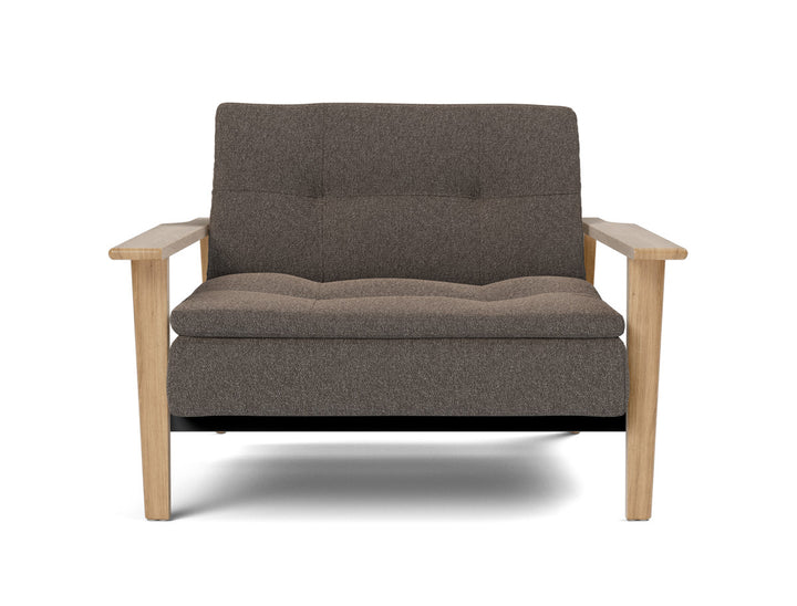 Fotoliu recliner Dublexo Frej Oak 115x90cm, tesatura la alegere #material_530-boucl-taupe