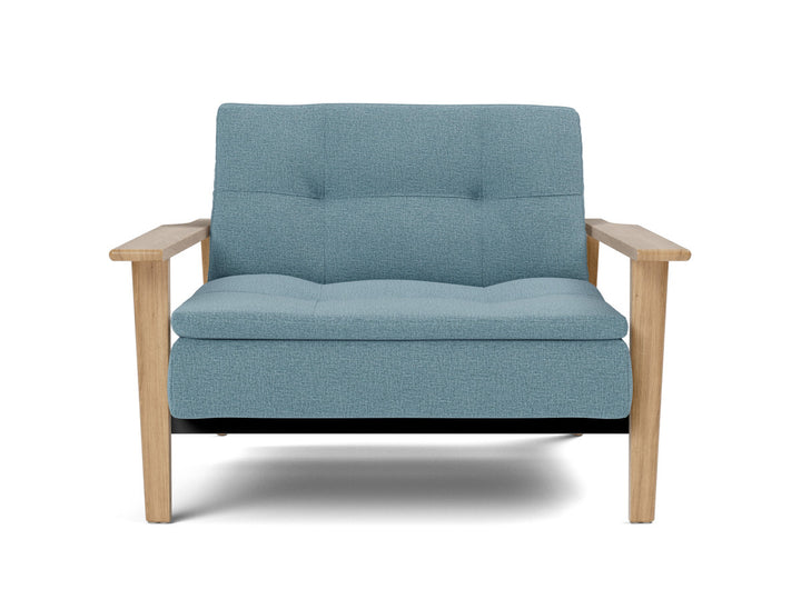 Fotoliu recliner Dublexo Frej Oak 115x90cm, tesatura la alegere #material_525-mixed-dance-light-blue