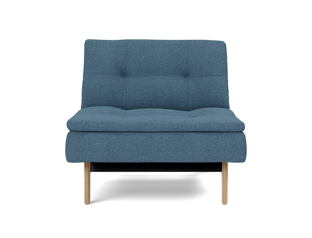 Fotoliu recliner Dublexo Eik Oak, tesatura la alegere #material_302-weda-blue