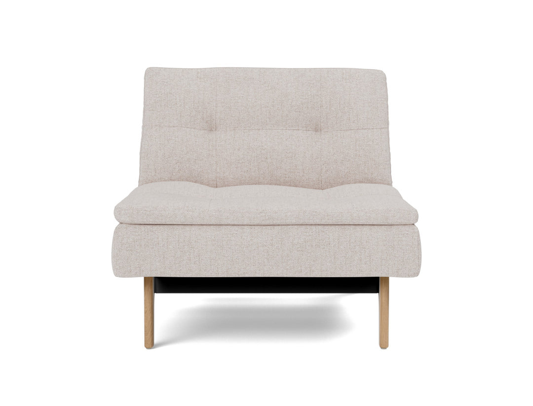 Fotoliu recliner Dublexo Eik Oak, tesatura la alegere #material_300-weda-sand