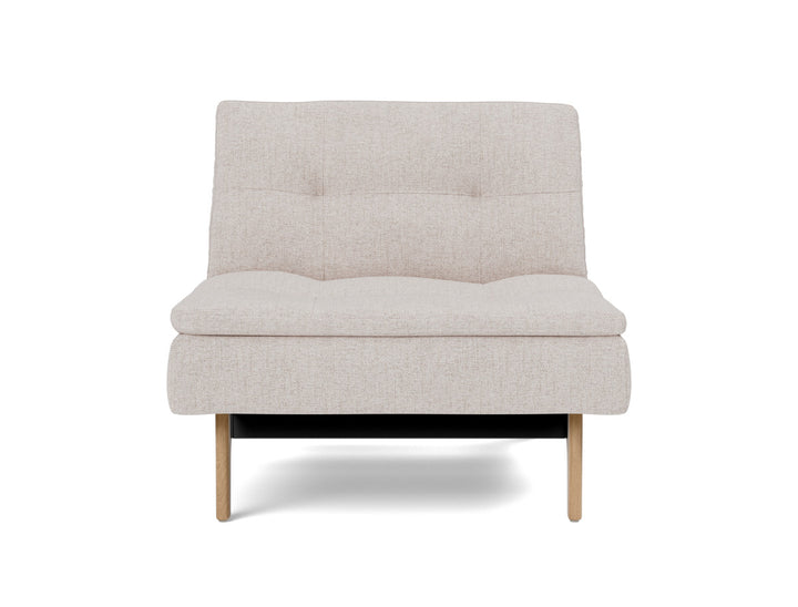 Fotoliu recliner Dublexo Eik Oak, tesatura la alegere #material_300-weda-sand