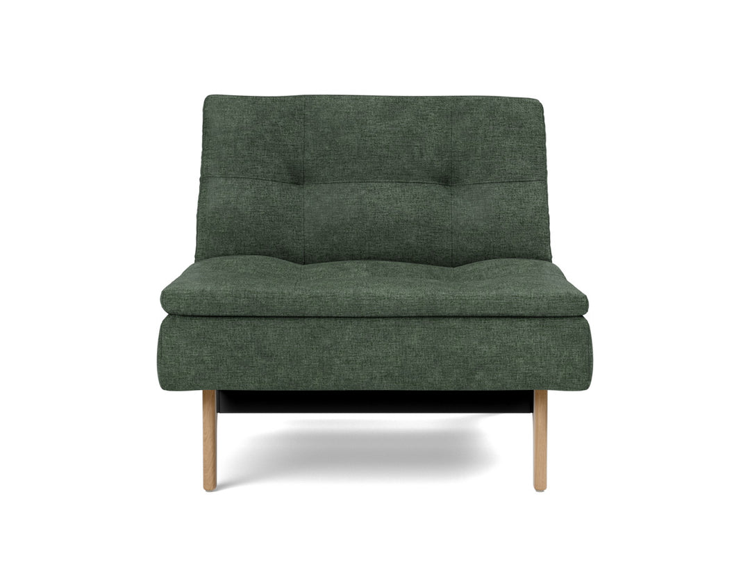 Fotoliu recliner Dublexo Eik Oak, tesatura la alegere #material_281-avella-pine-green