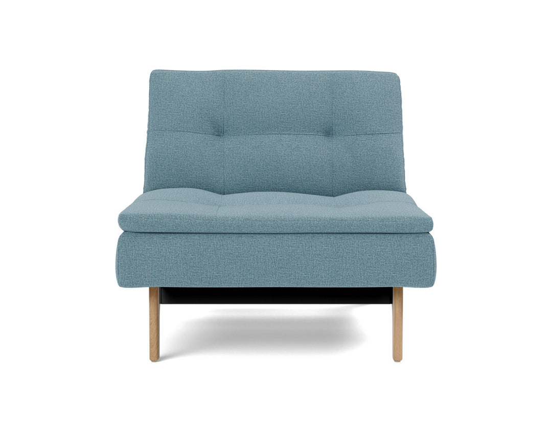 Fotoliu recliner Dublexo Eik Oak, tesatura la alegere #material_525-mixed-dance-light-blue