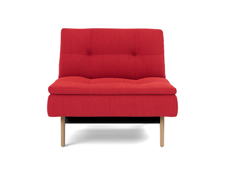 Fotoliu recliner Dublexo Eik Oak, tesatura la alegere #material_511-elegance-red