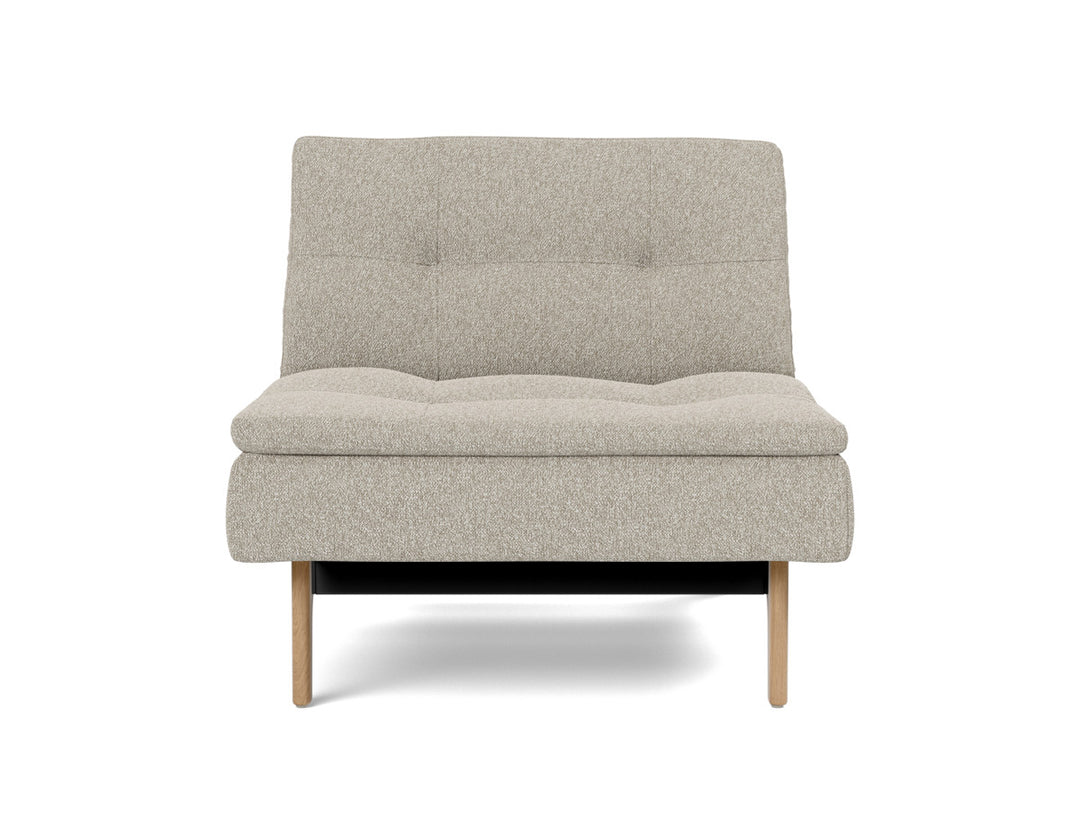 Fotoliu recliner Dublexo Eik Oak, tesatura la alegere #material_539-boucl-beige