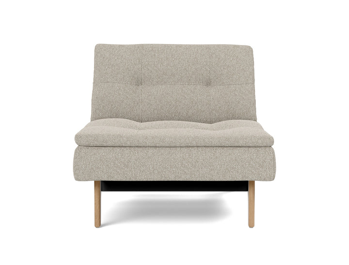 Fotoliu recliner Dublexo Eik Oak, tesatura la alegere #material_539-boucl-beige