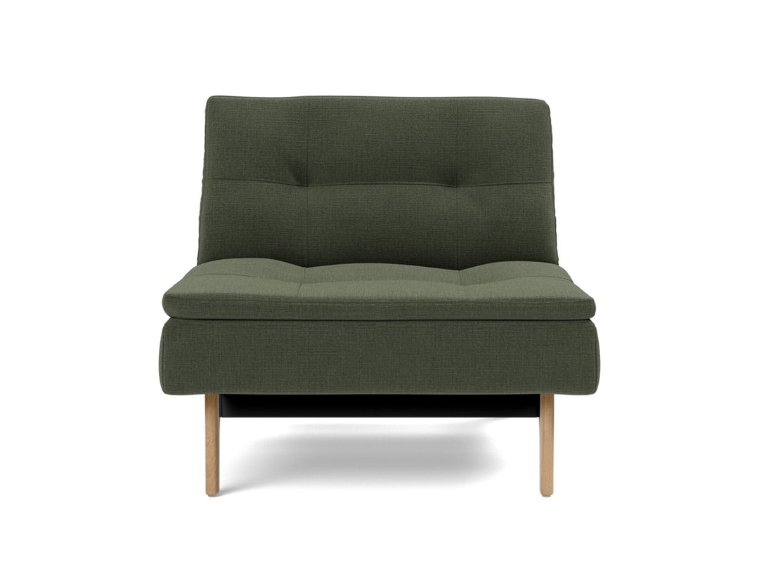 Fotoliu recliner Dublexo Eik Oak, tesatura la alegere #material_413-esina-olive-green