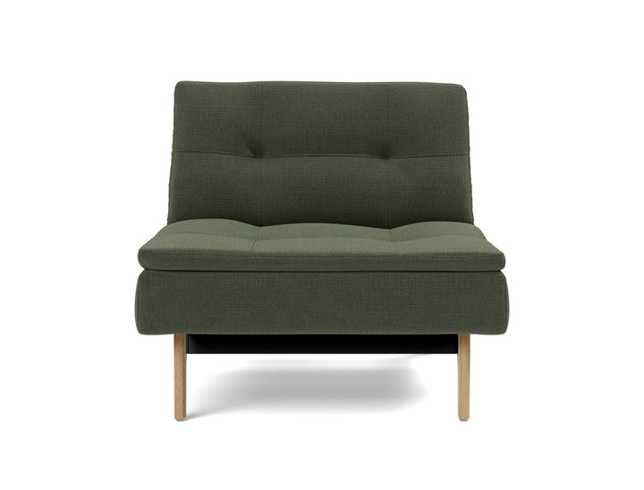 Fotoliu recliner Dublexo Eik Oak, tesatura la alegere #material_413-esina-olive-green
