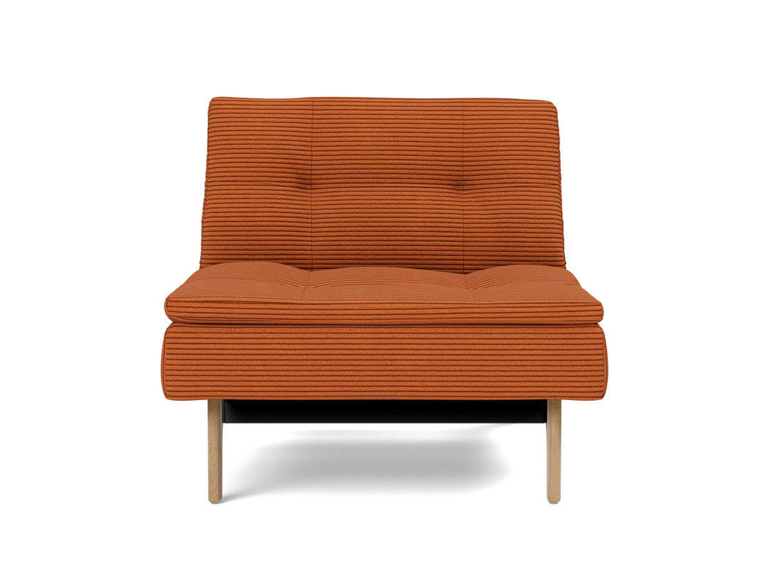 Fotoliu recliner Dublexo Eik Oak, tesatura la alegere #material_595-corduroy-burnt-orange