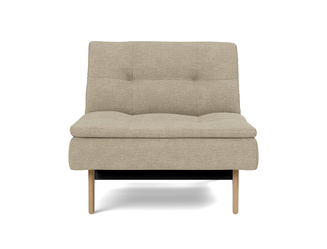Fotoliu recliner Dublexo Eik Oak, tesatura la alegere #material_356-taura-sand