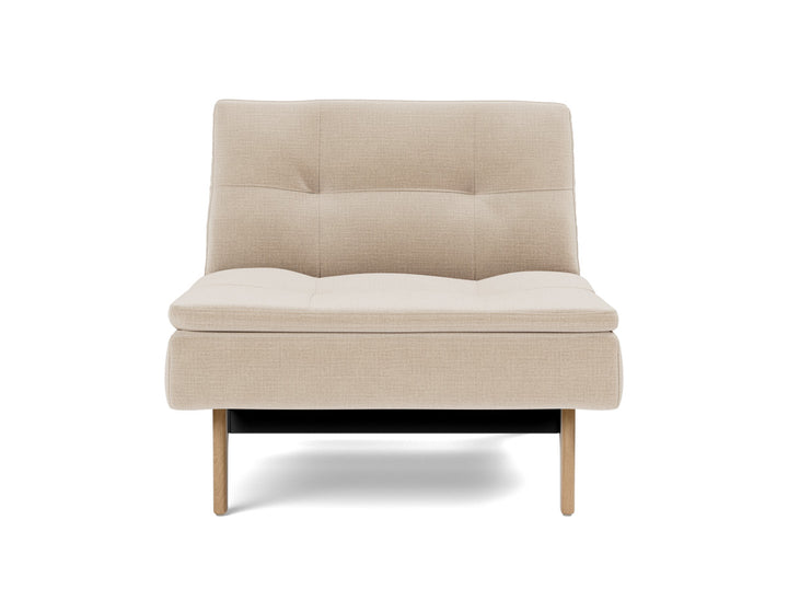 Fotoliu recliner Dublexo Eik Oak, tesatura la alegere #material_410-esina-almond