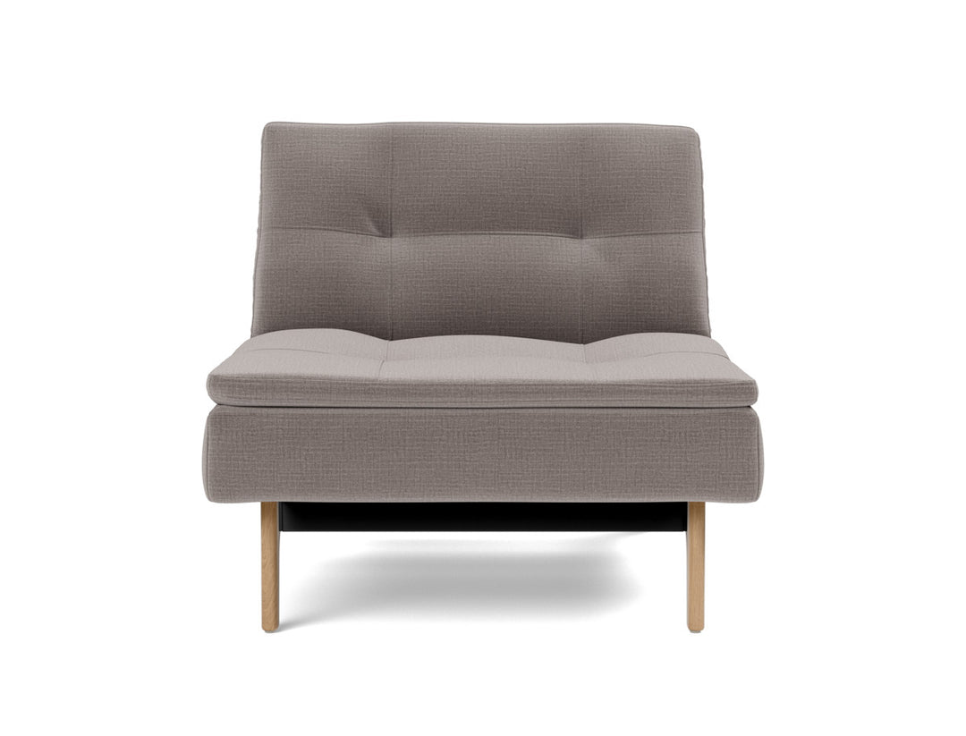 Fotoliu recliner Dublexo Eik Oak, tesatura la alegere #material_418-esina-truffle