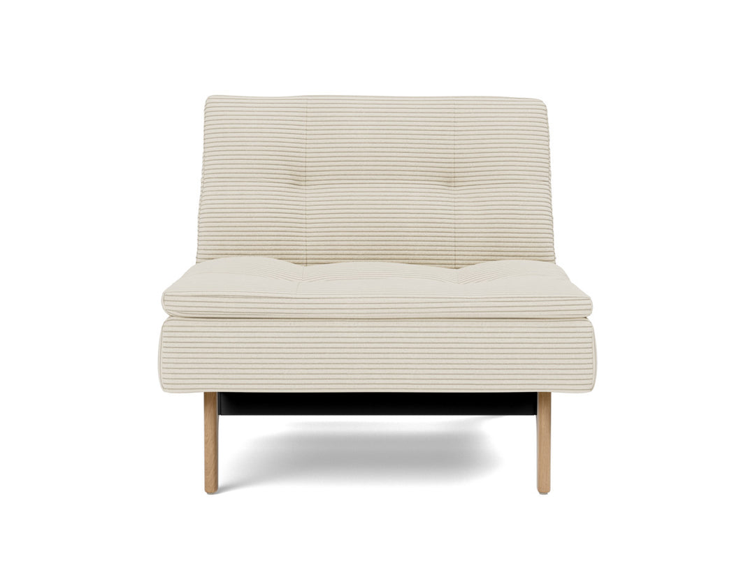 Fotoliu recliner Dublexo Eik Oak, tesatura la alegere #material_594-corduroy-ivory