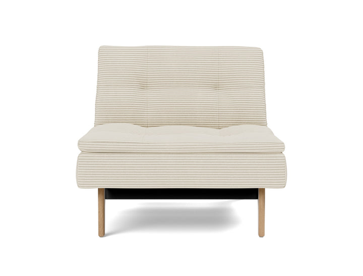 Fotoliu recliner Dublexo Eik Oak, tesatura la alegere #material_594-corduroy-ivory