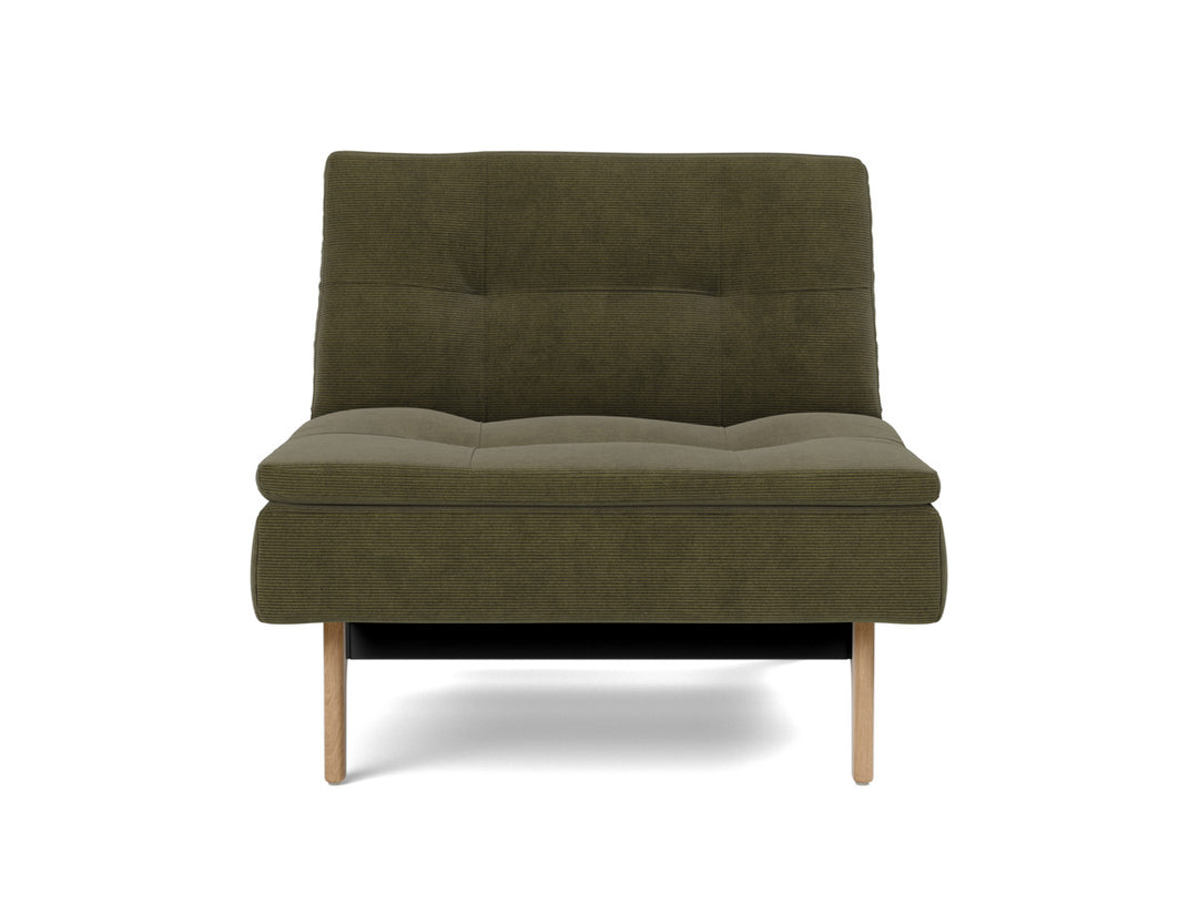 Fotoliu recliner Dublexo Eik Oak, tesatura la alegere #material_316-cordufine-pine-green