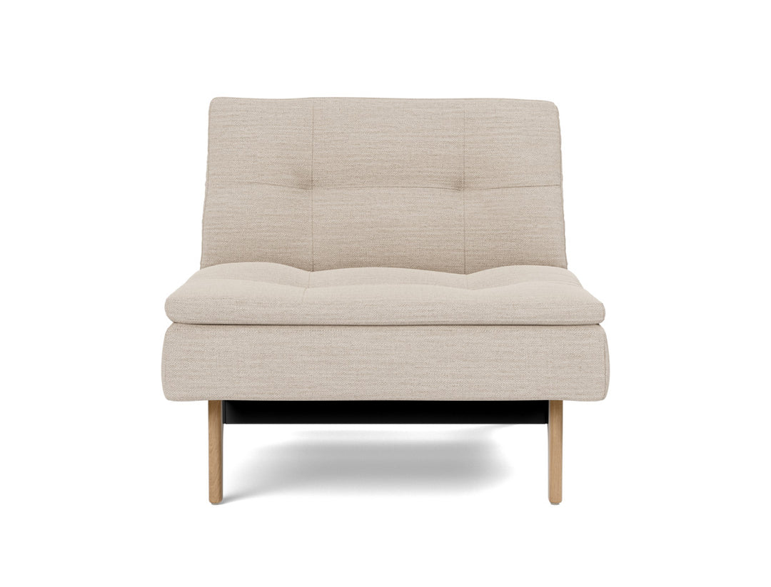 Fotoliu recliner Dublexo Eik Oak, tesatura la alegere #material_612-blida-sand-grey
