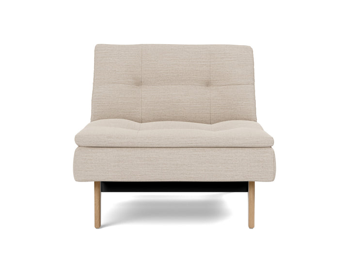 Fotoliu recliner Dublexo Eik Oak, tesatura la alegere #material_612-blida-sand-grey