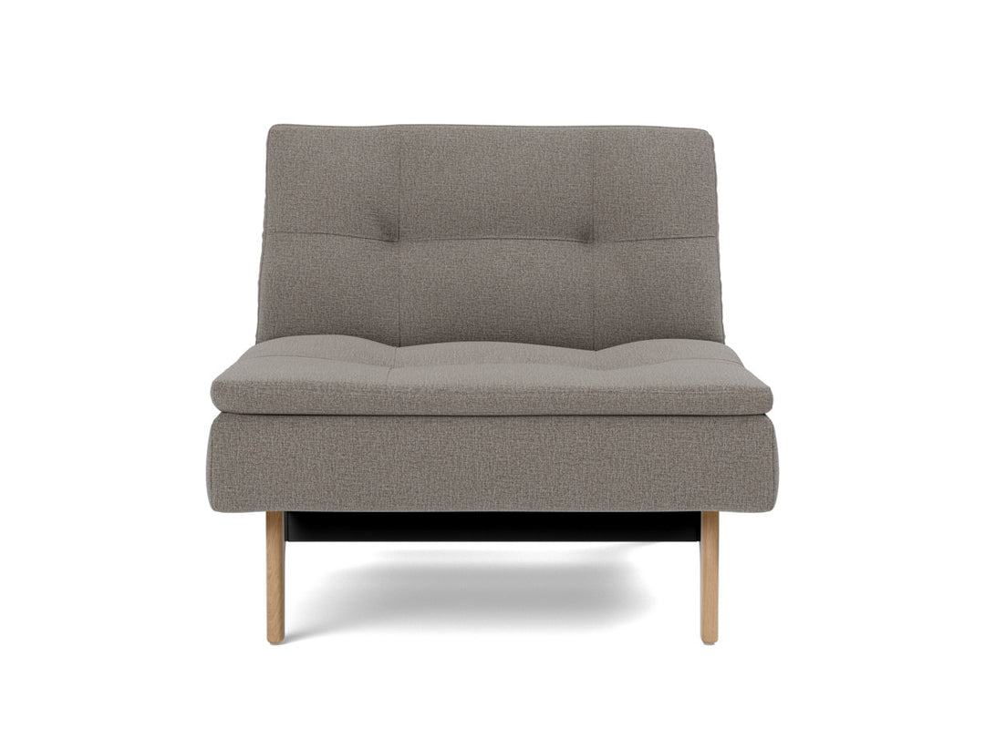 Fotoliu recliner Dublexo Eik Oak, tesatura la alegere #material_521-mixed-dance-grey